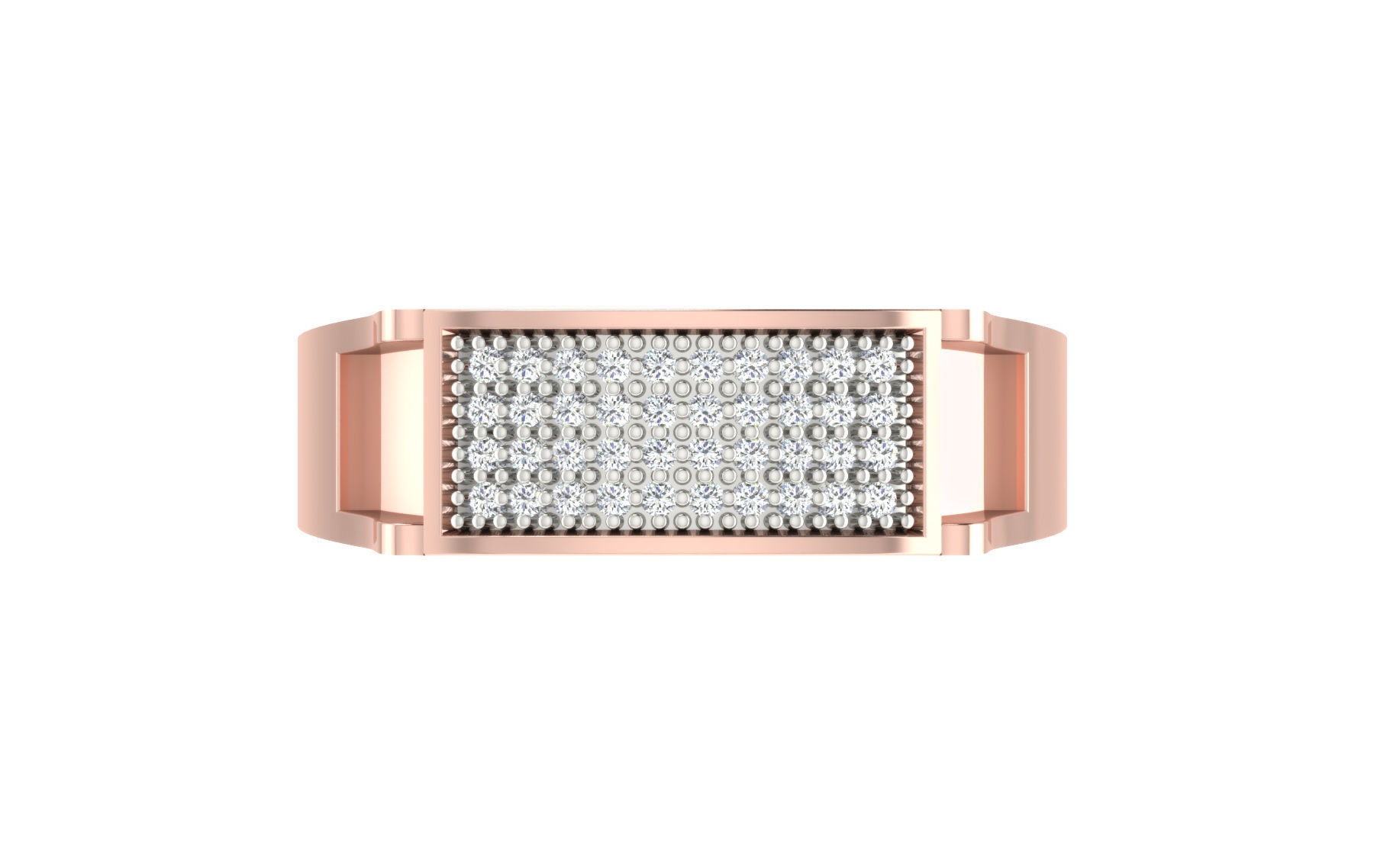 Gents Ring 3D print model_7