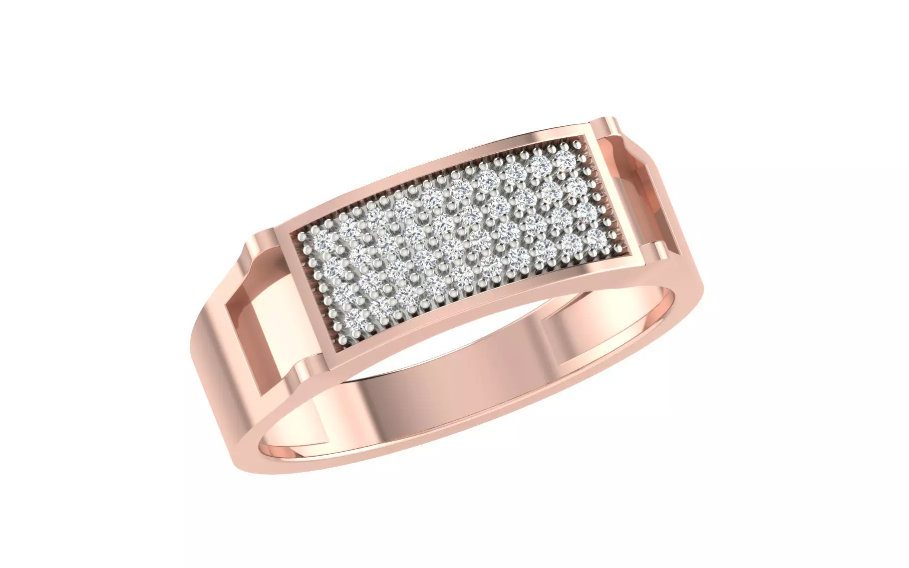 Gents Ring 3D print model_0