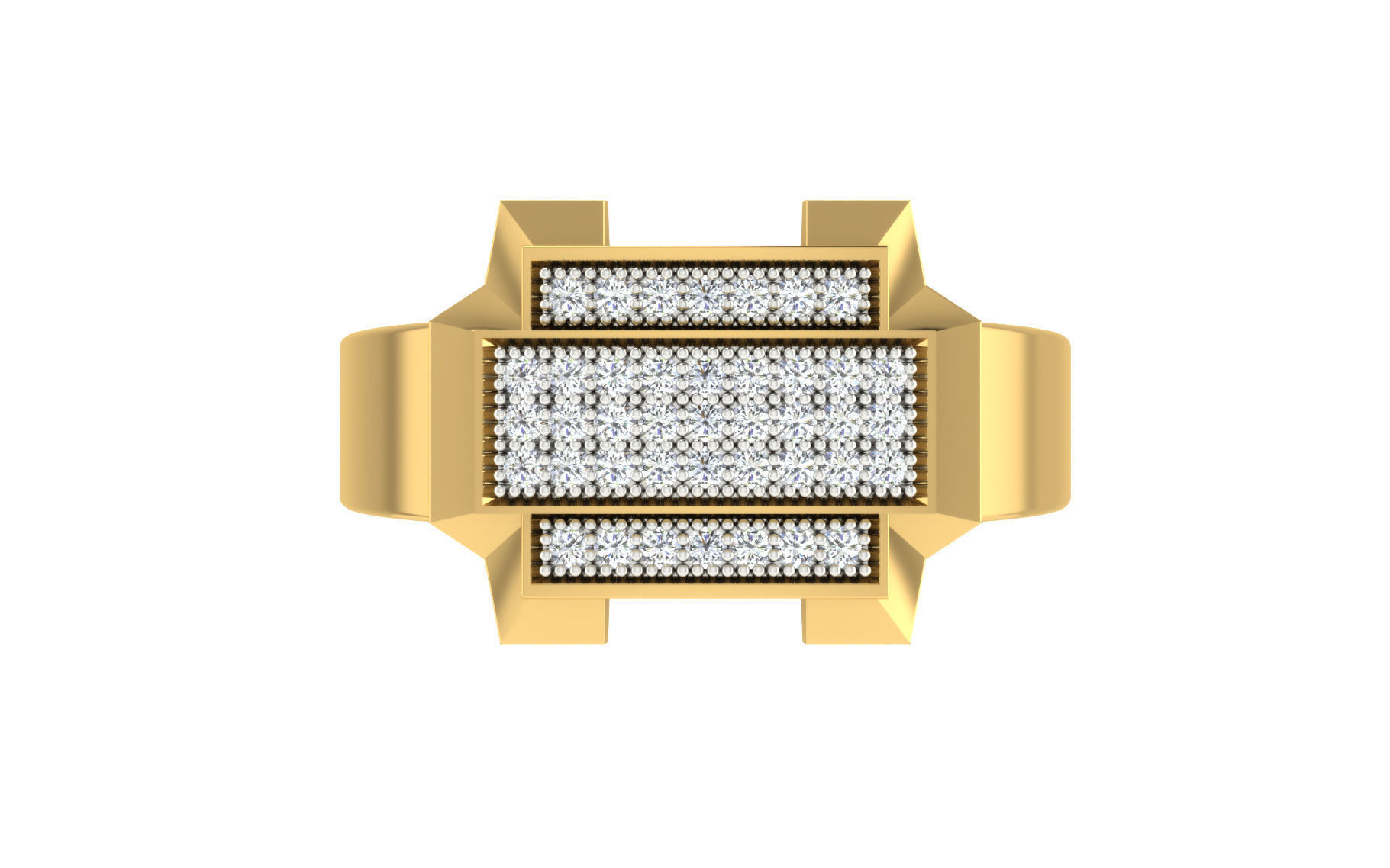 Gents Ring 3D print model_7