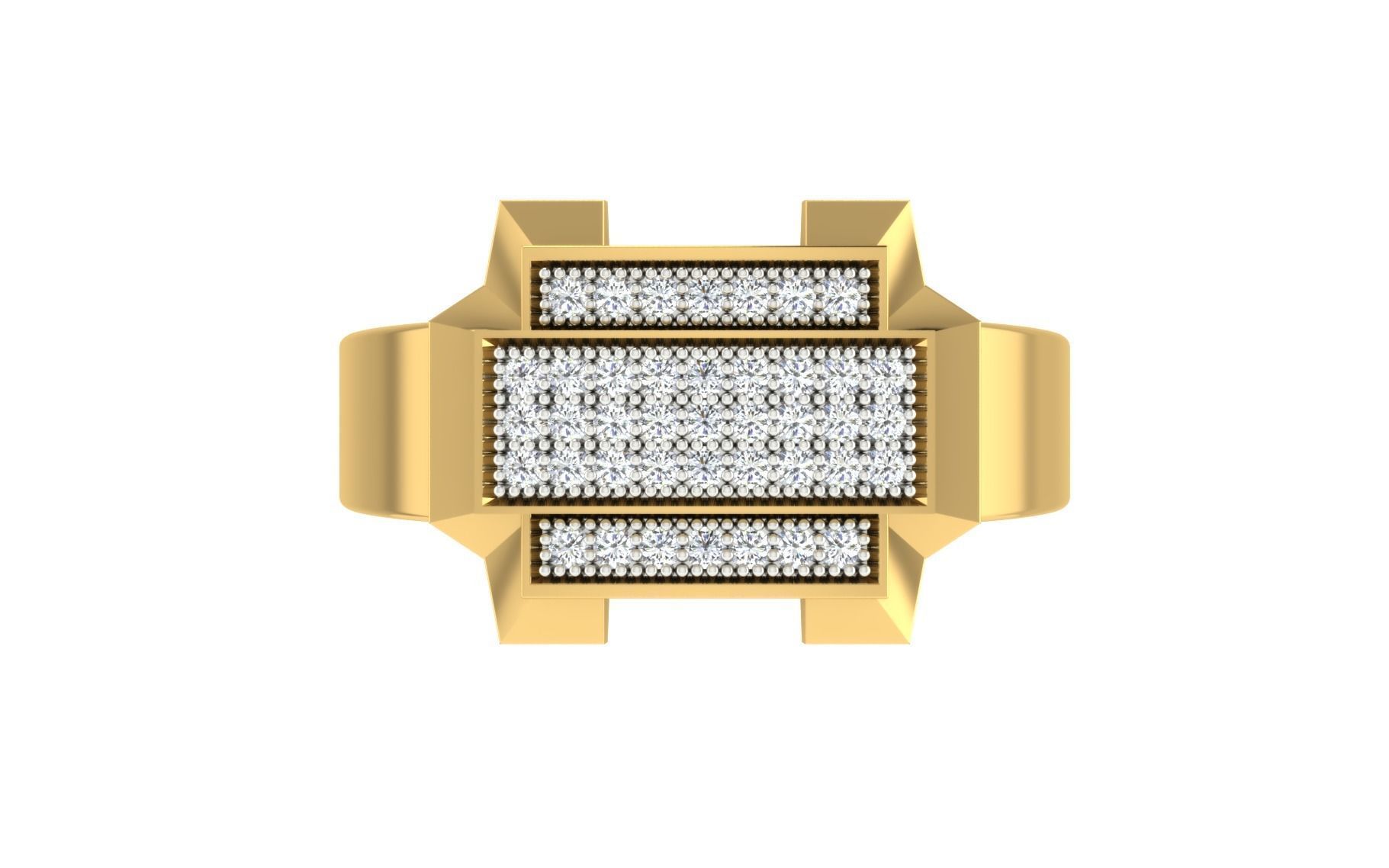 Gents Ring 3D print model_8