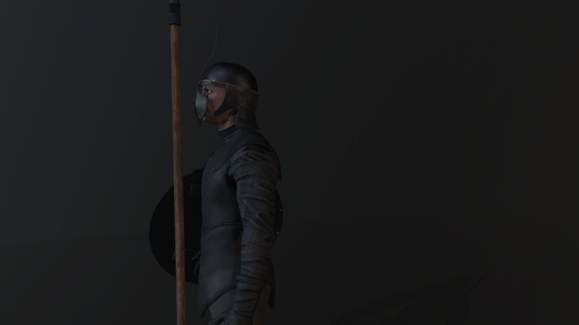 unsullied warrior Low-poly 3D model_10