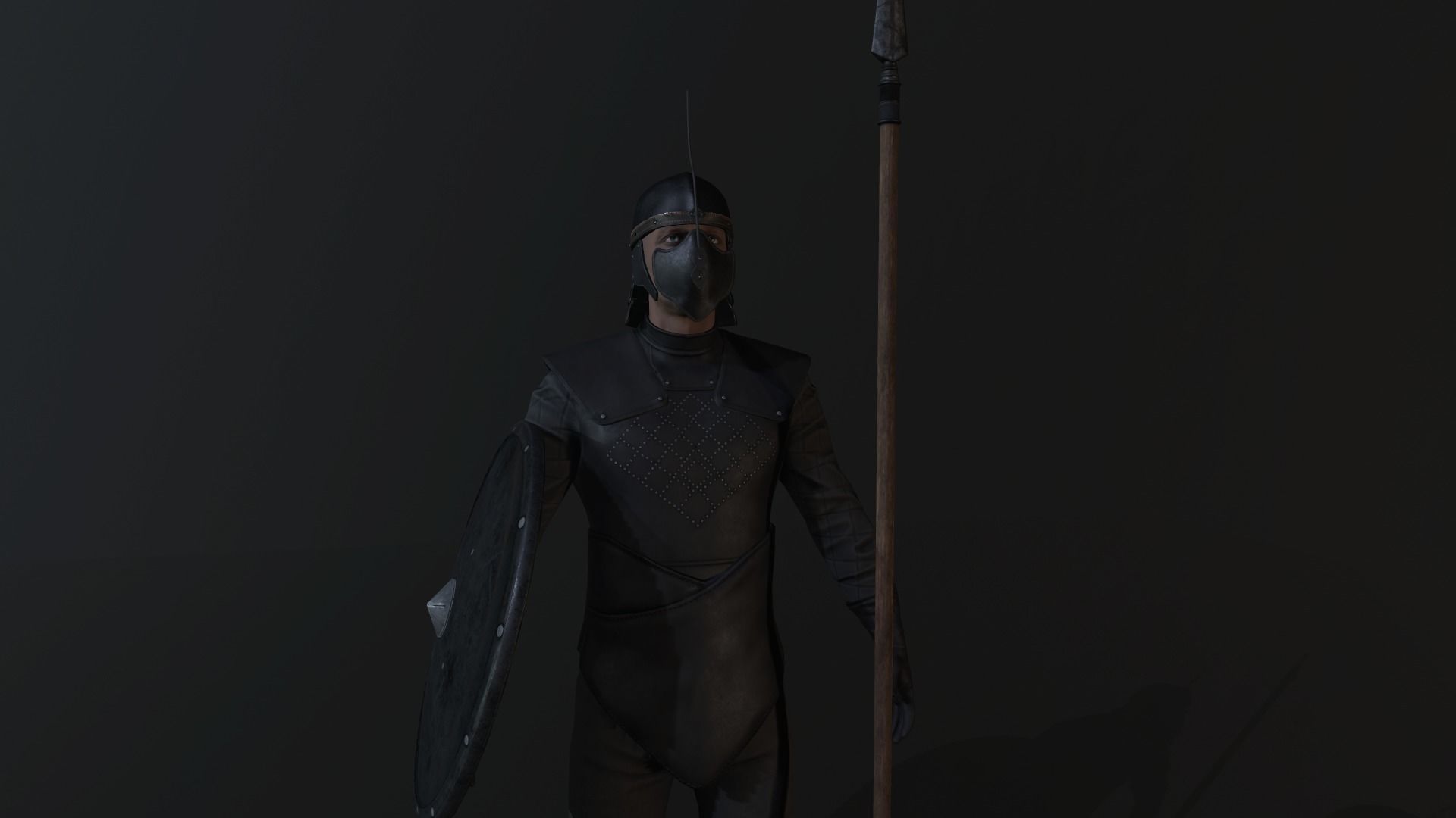 unsullied warrior Low-poly 3D model_9