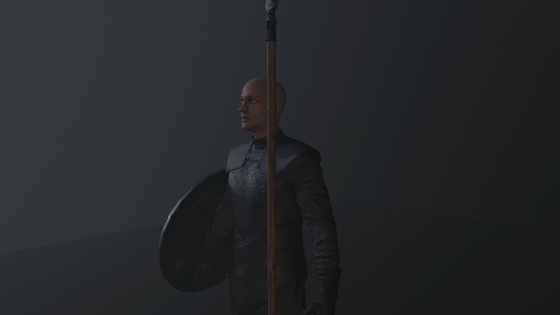 unsullied warrior Low-poly 3D model_6