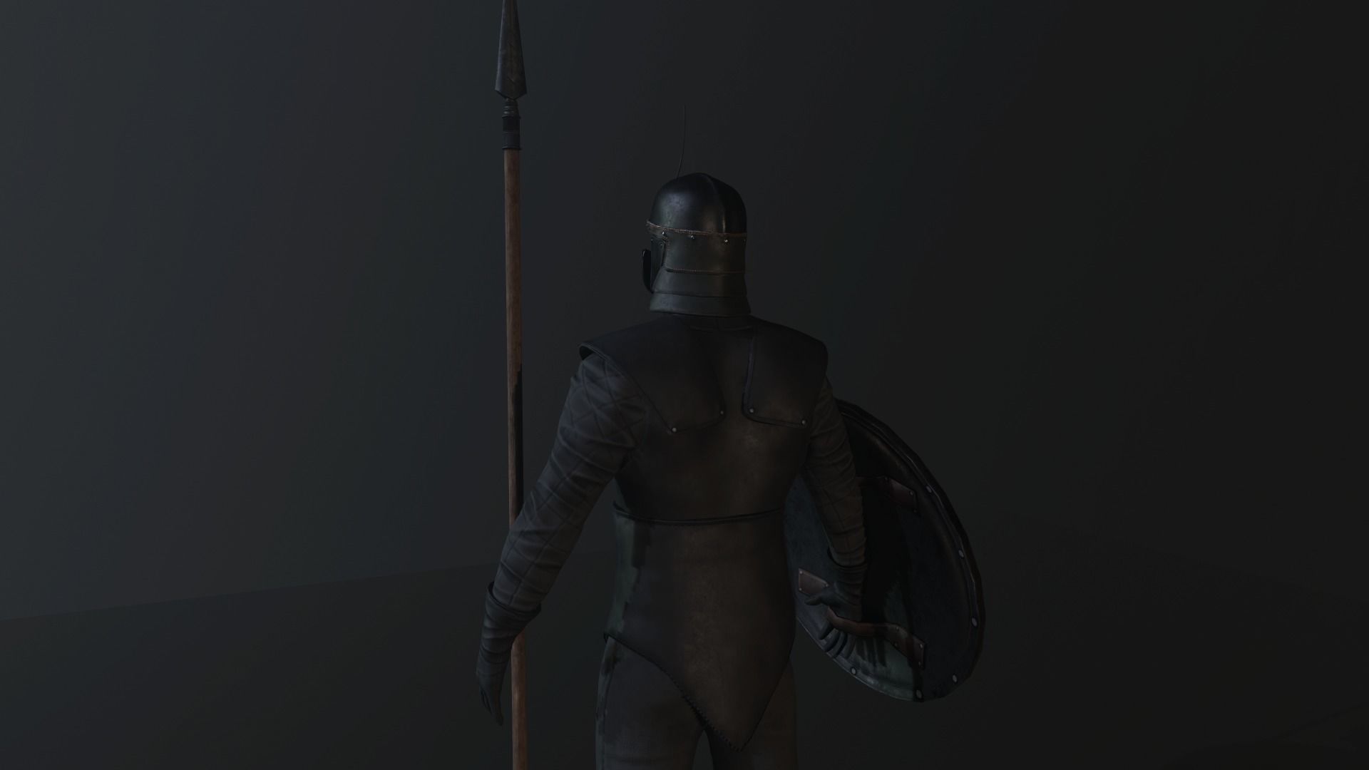 unsullied warrior Low-poly 3D model_11