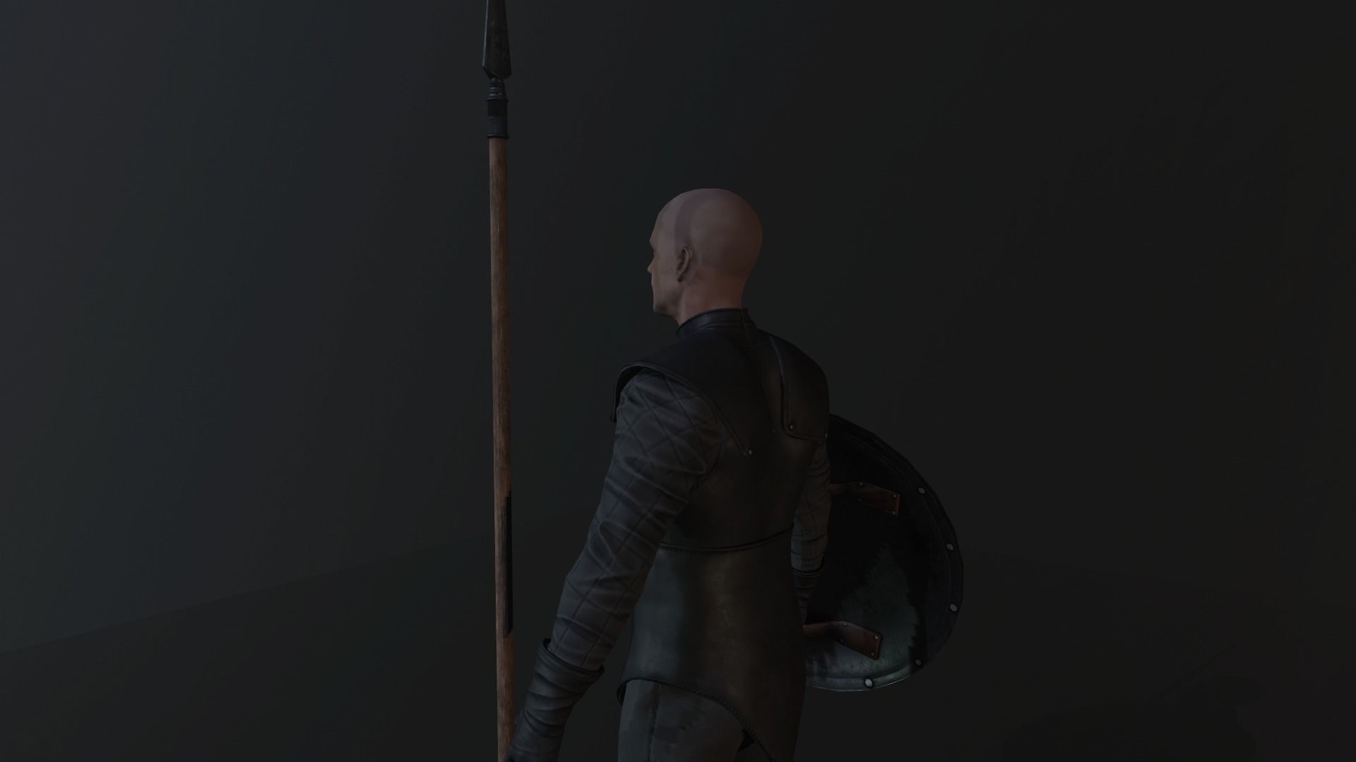 unsullied warrior Low-poly 3D model_7