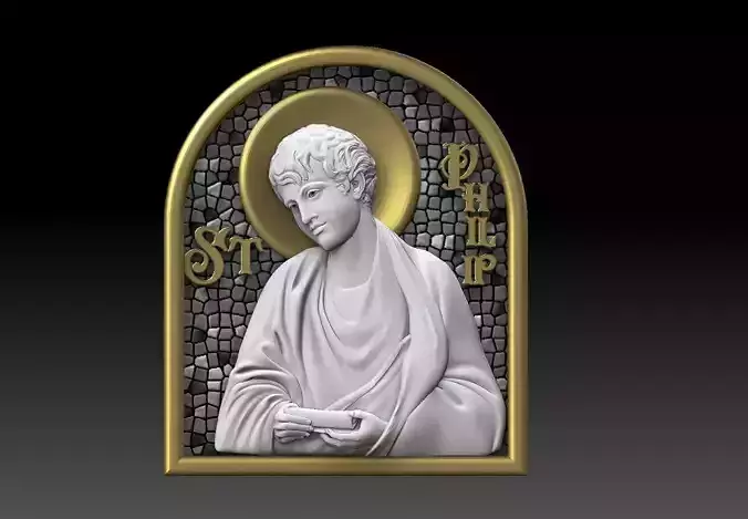 saint  Philip the Apostle 3D print model
