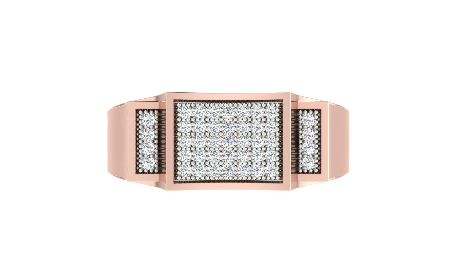 Gents Ring 3D print model_7