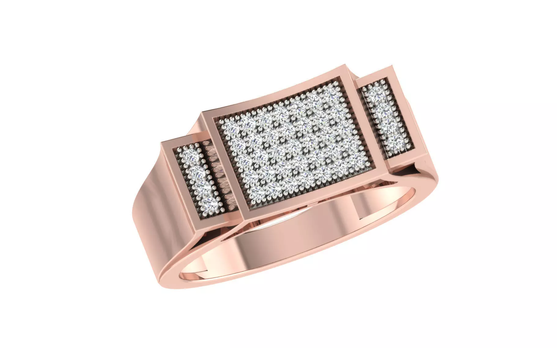 Gents Ring 3D print model_0