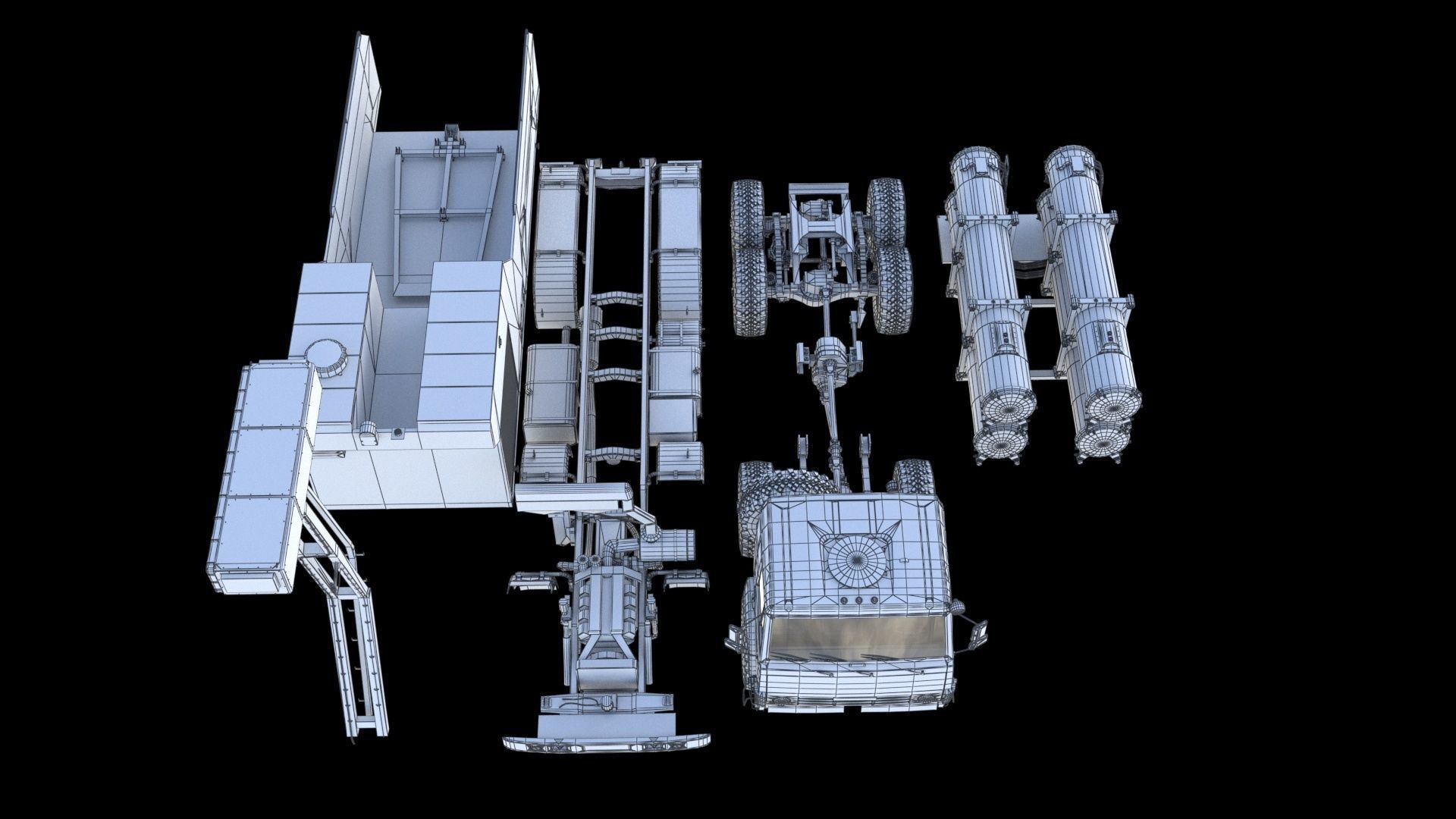 Rubezh-ME Coastal defense missile system 3D model_25