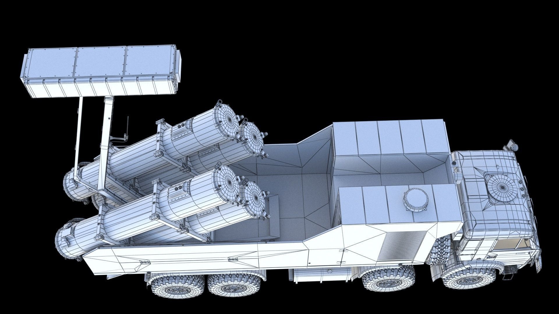 Rubezh-ME Coastal defense missile system 3D model_23