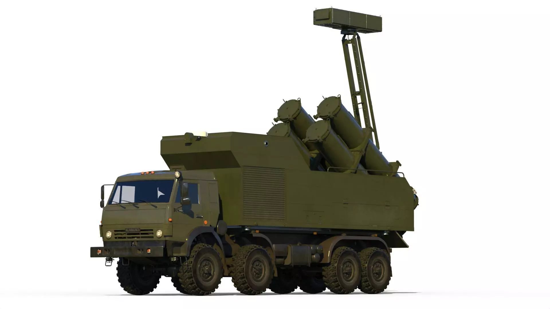Rubezh-ME Coastal defense missile system 3D model_0