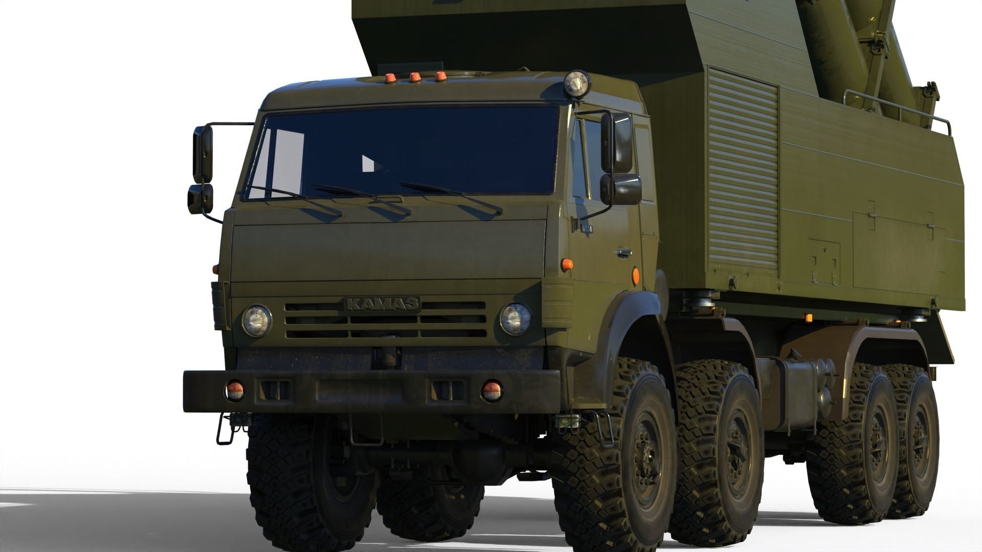 Rubezh-ME Coastal defense missile system 3D model_7