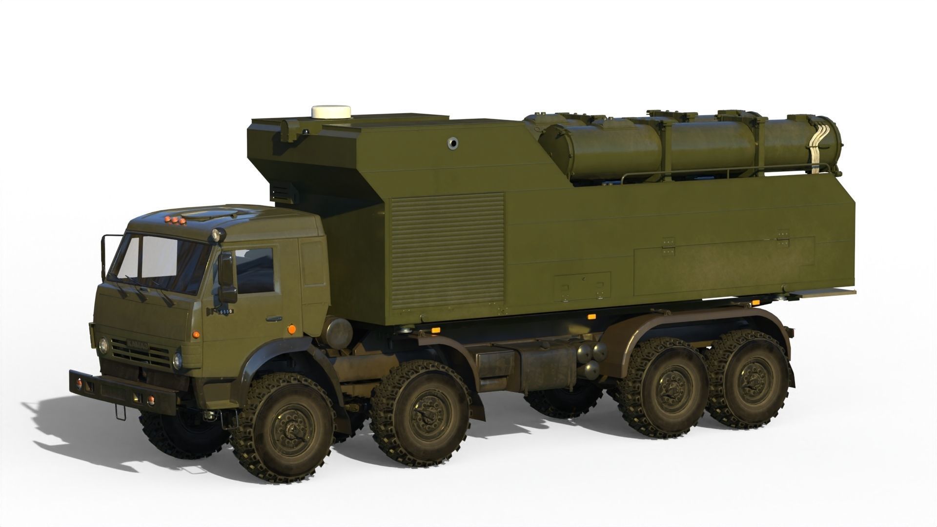 Rubezh-ME Coastal defense missile system 3D model_16