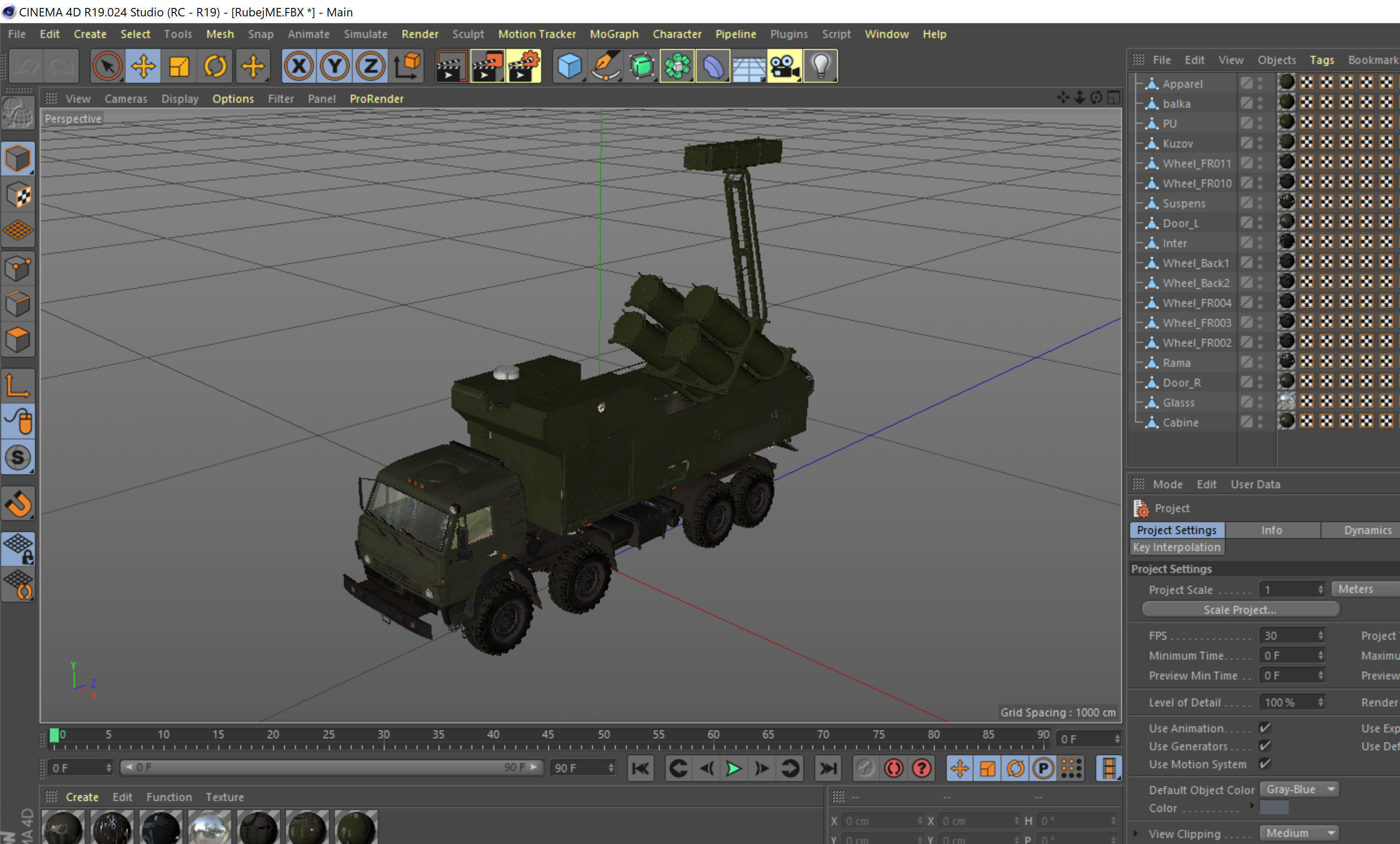 Rubezh-ME Coastal defense missile system 3D model_18