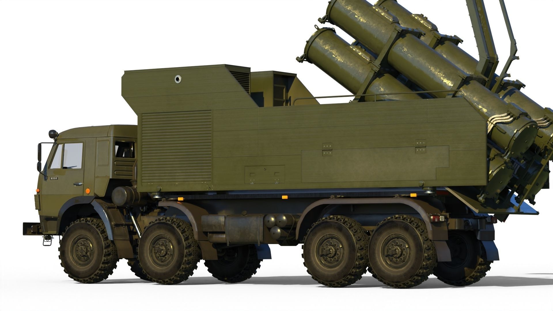 Rubezh-ME Coastal defense missile system 3D model_6