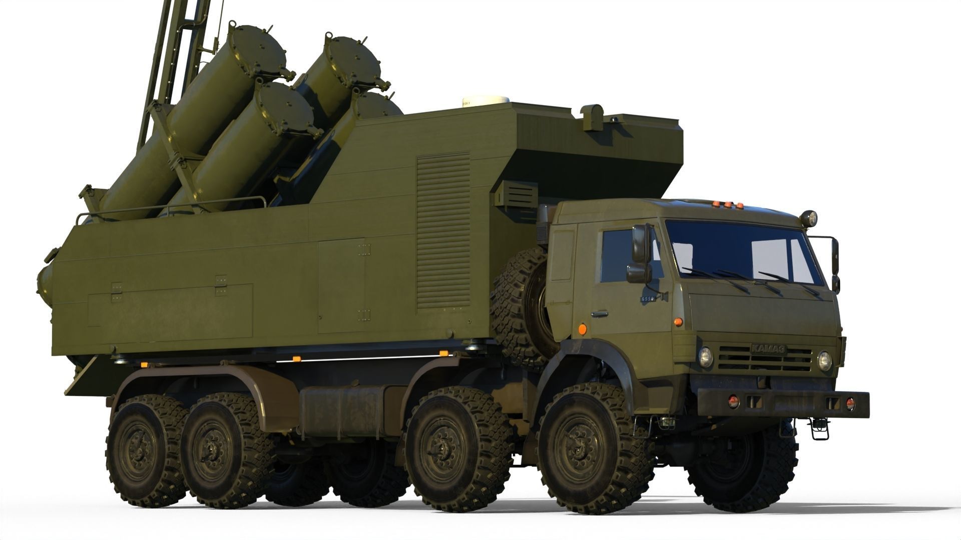 Rubezh-ME Coastal defense missile system 3D model_1