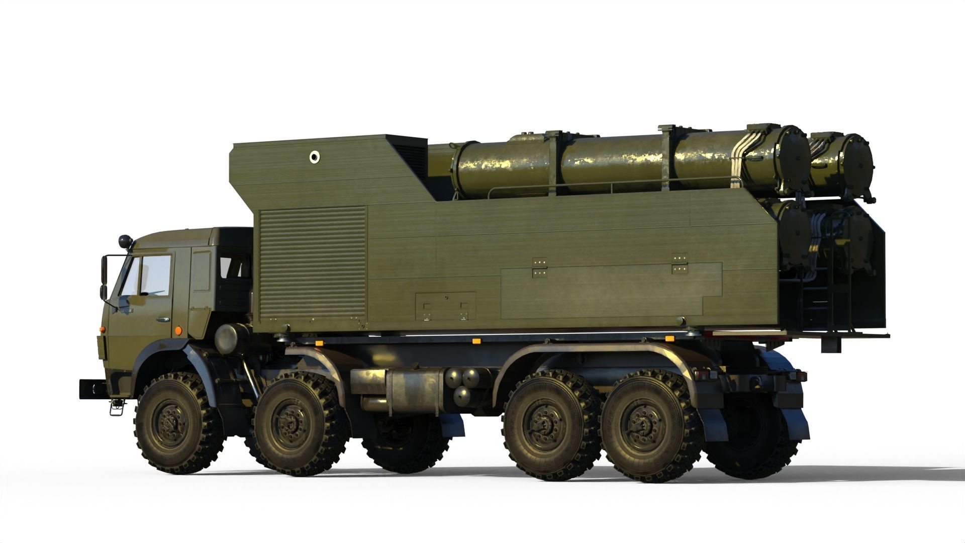 Rubezh-ME Coastal defense missile system 3D model_15