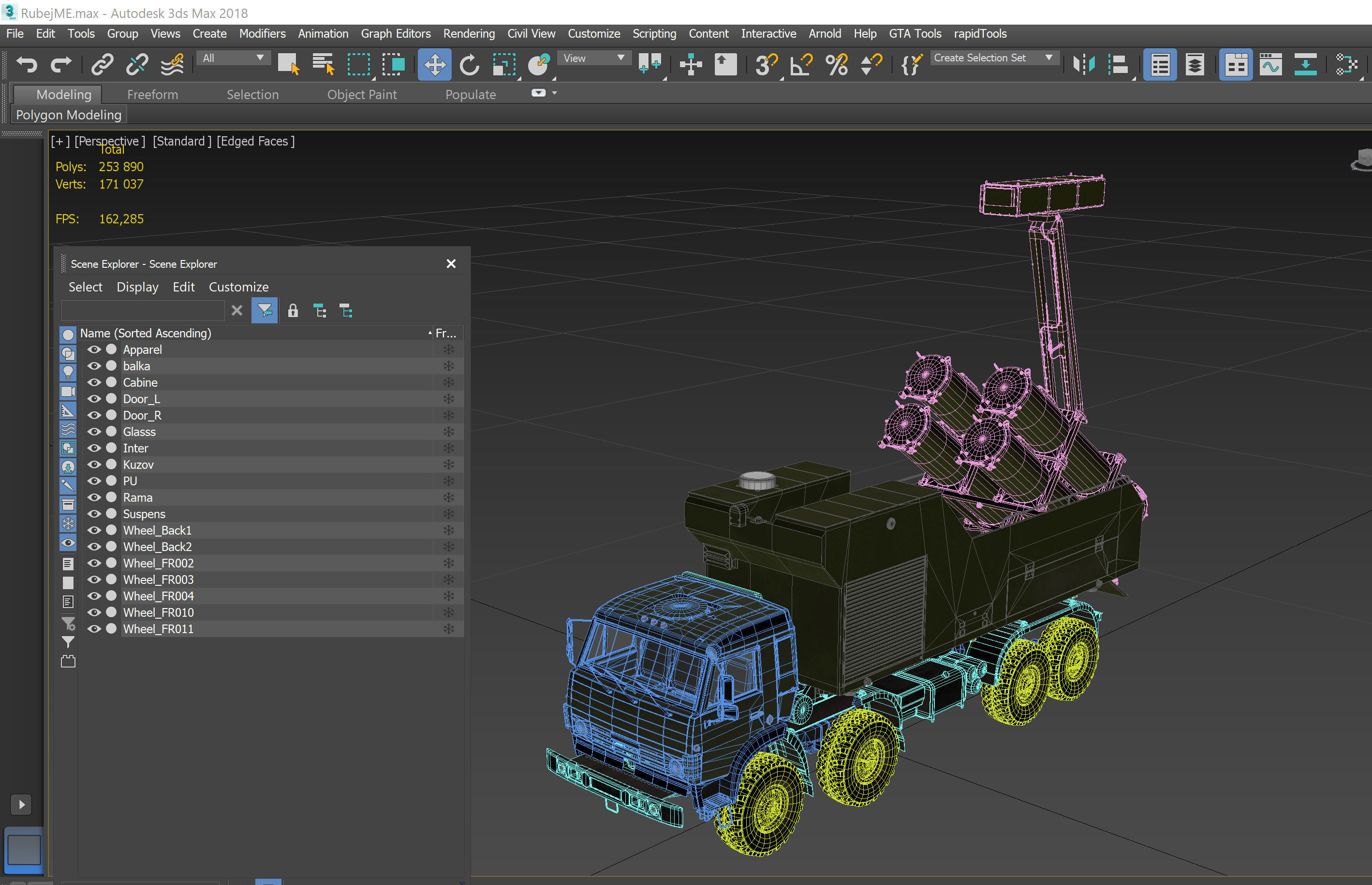 Rubezh-ME Coastal defense missile system 3D model_19