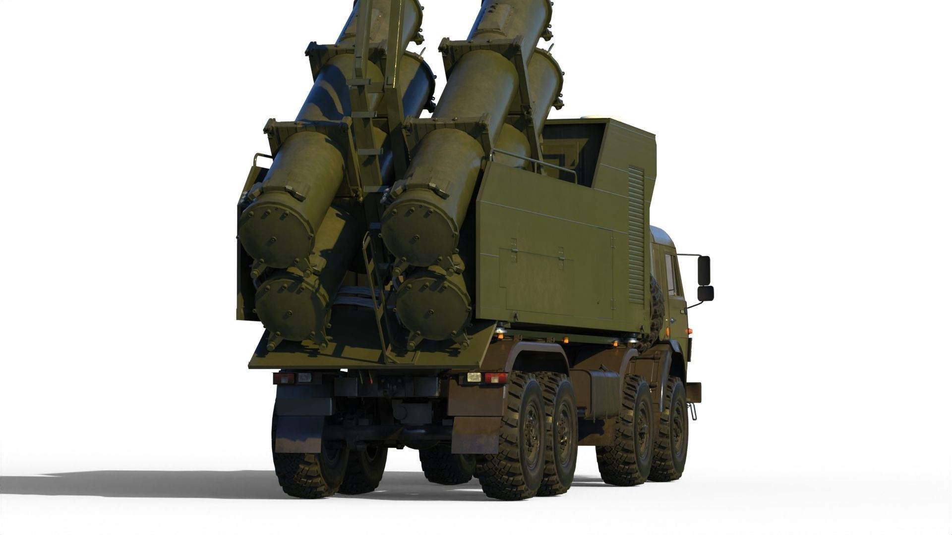 Rubezh-ME Coastal defense missile system 3D model_5