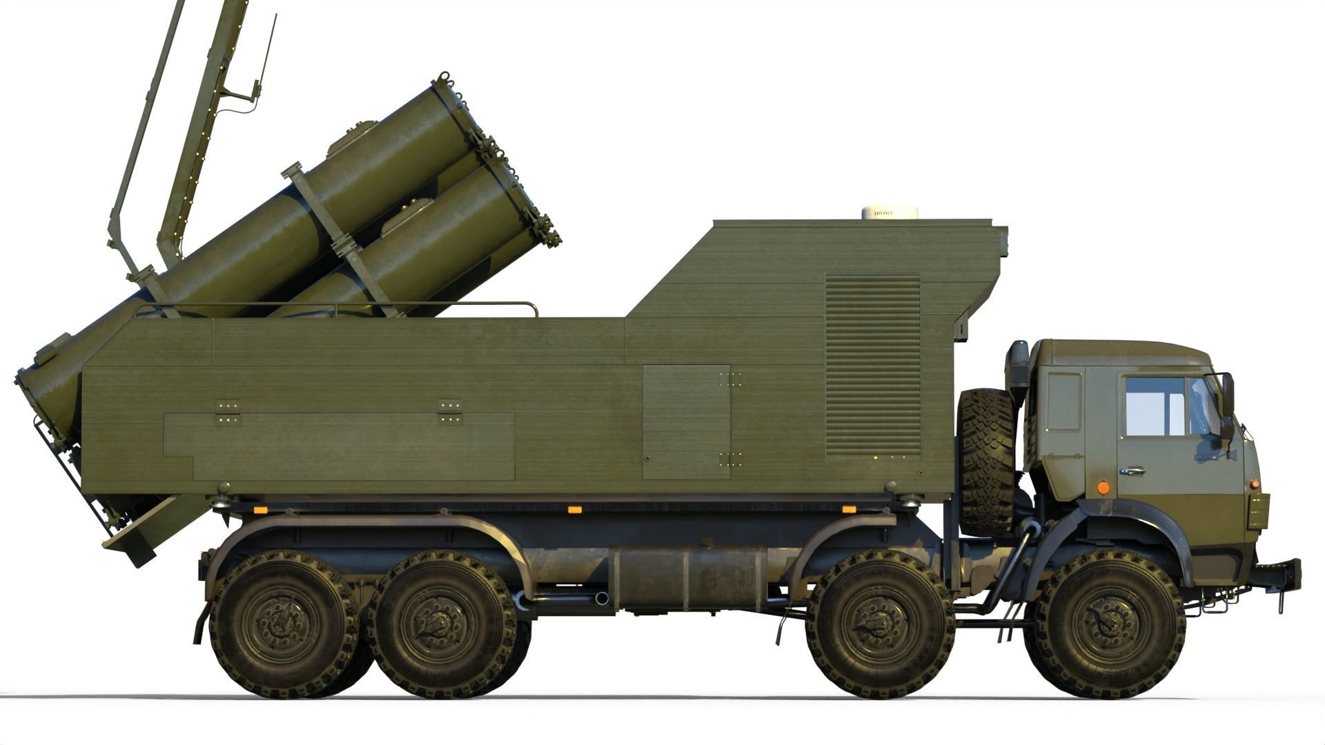 Rubezh-ME Coastal defense missile system 3D model_2