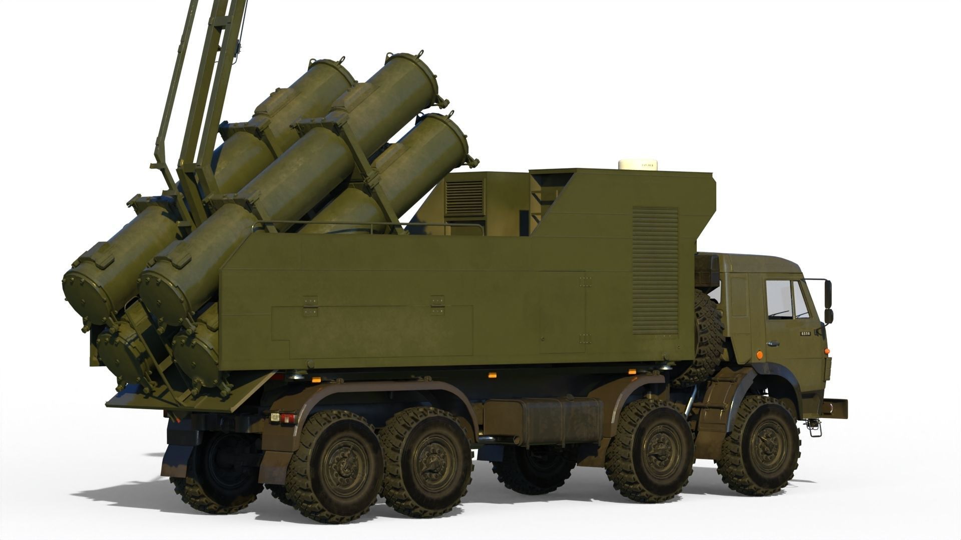Rubezh-ME Coastal defense missile system 3D model_3