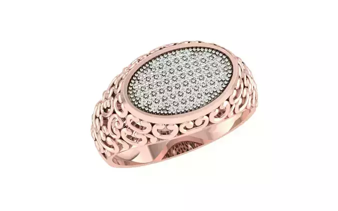 Gents Ring 3D print model