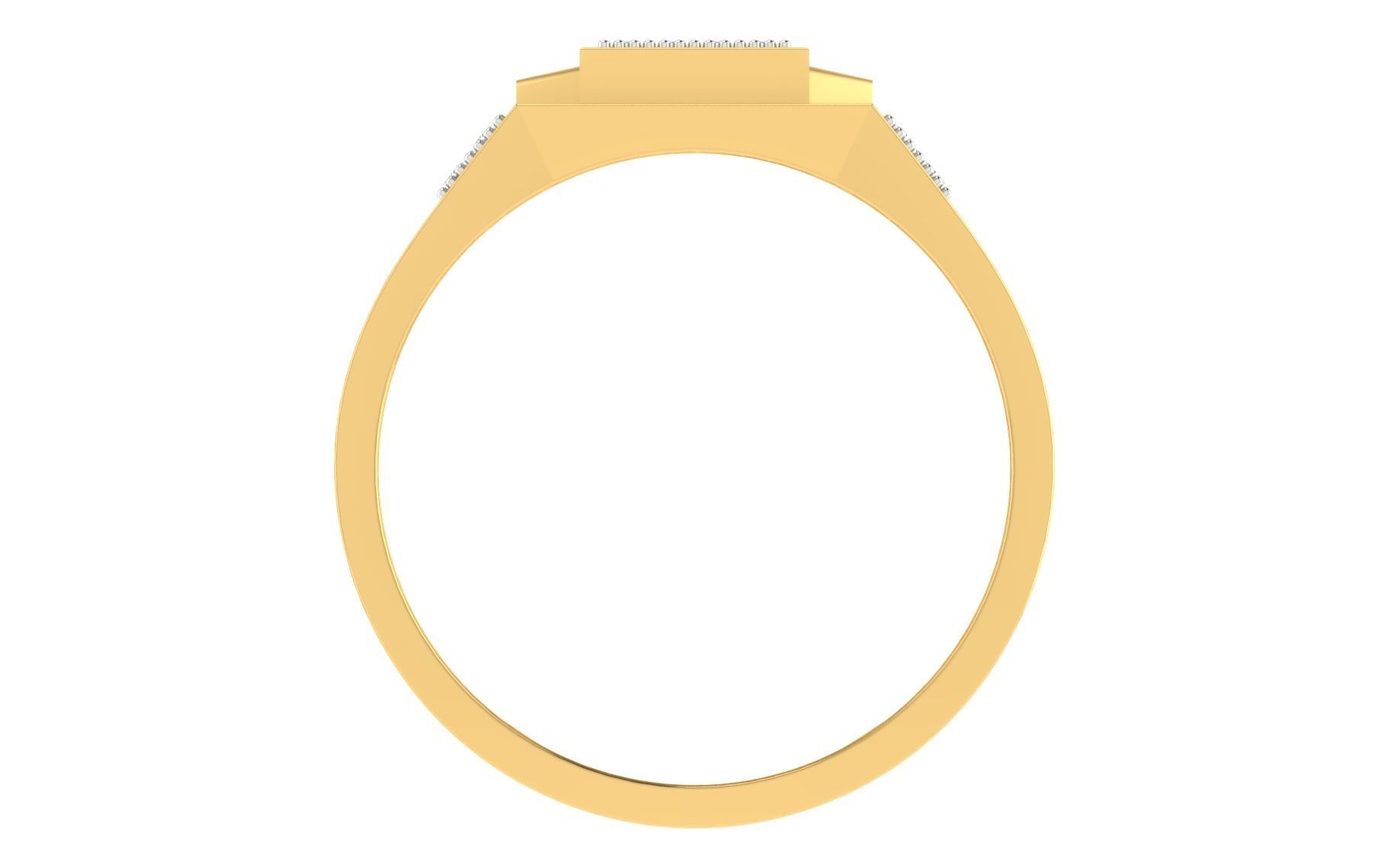 Gents Ring 3D print model_4