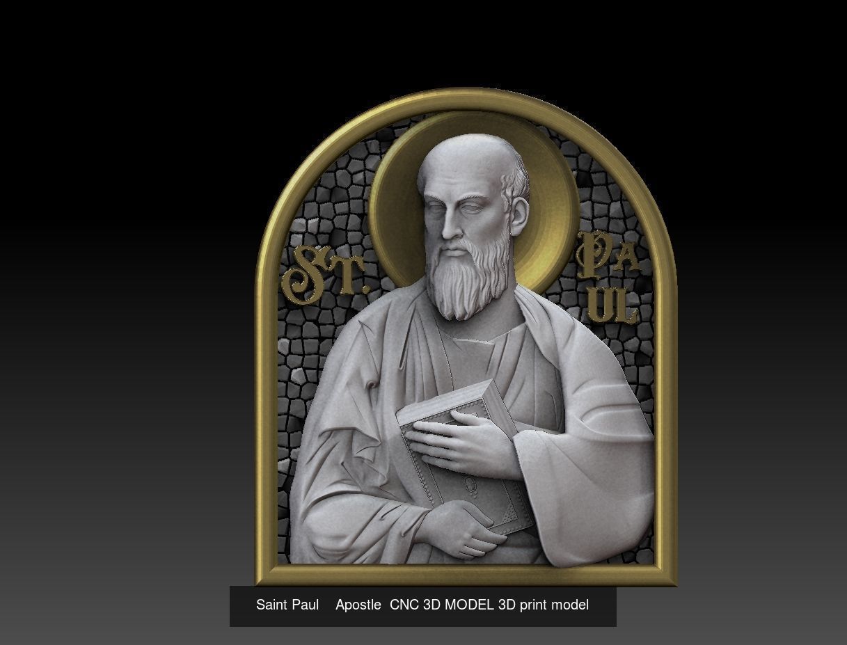 12 Apostle and Jesus 3D Model Collection_2
