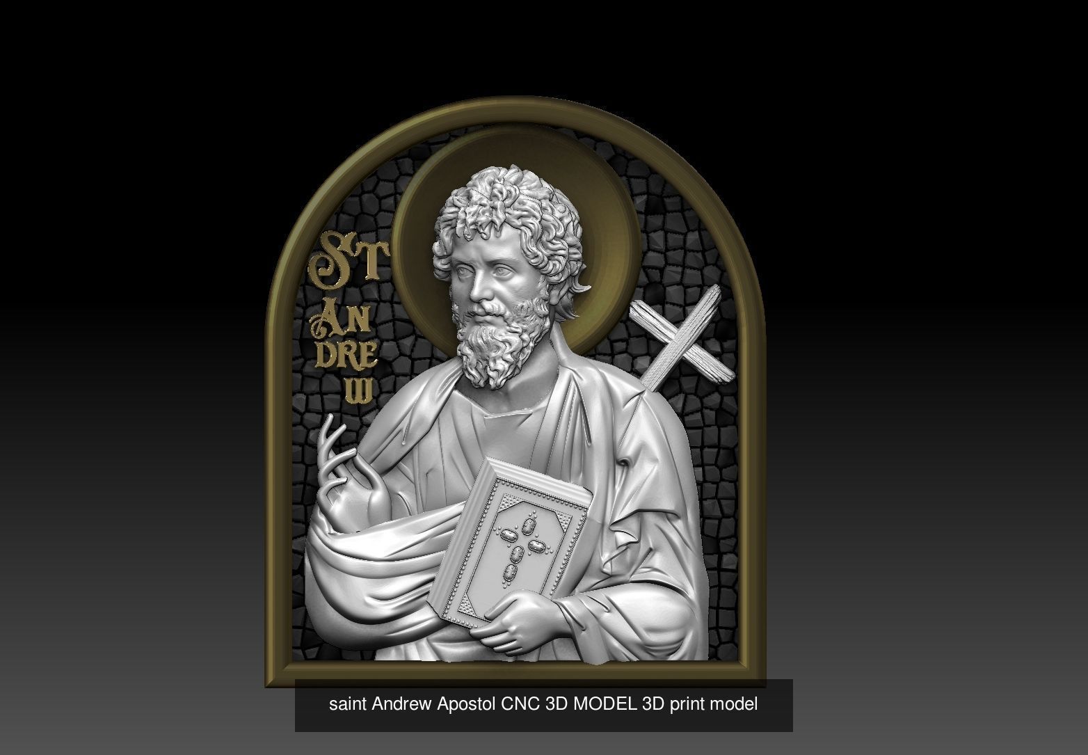 12 Apostle and Jesus 3D Model Collection_5