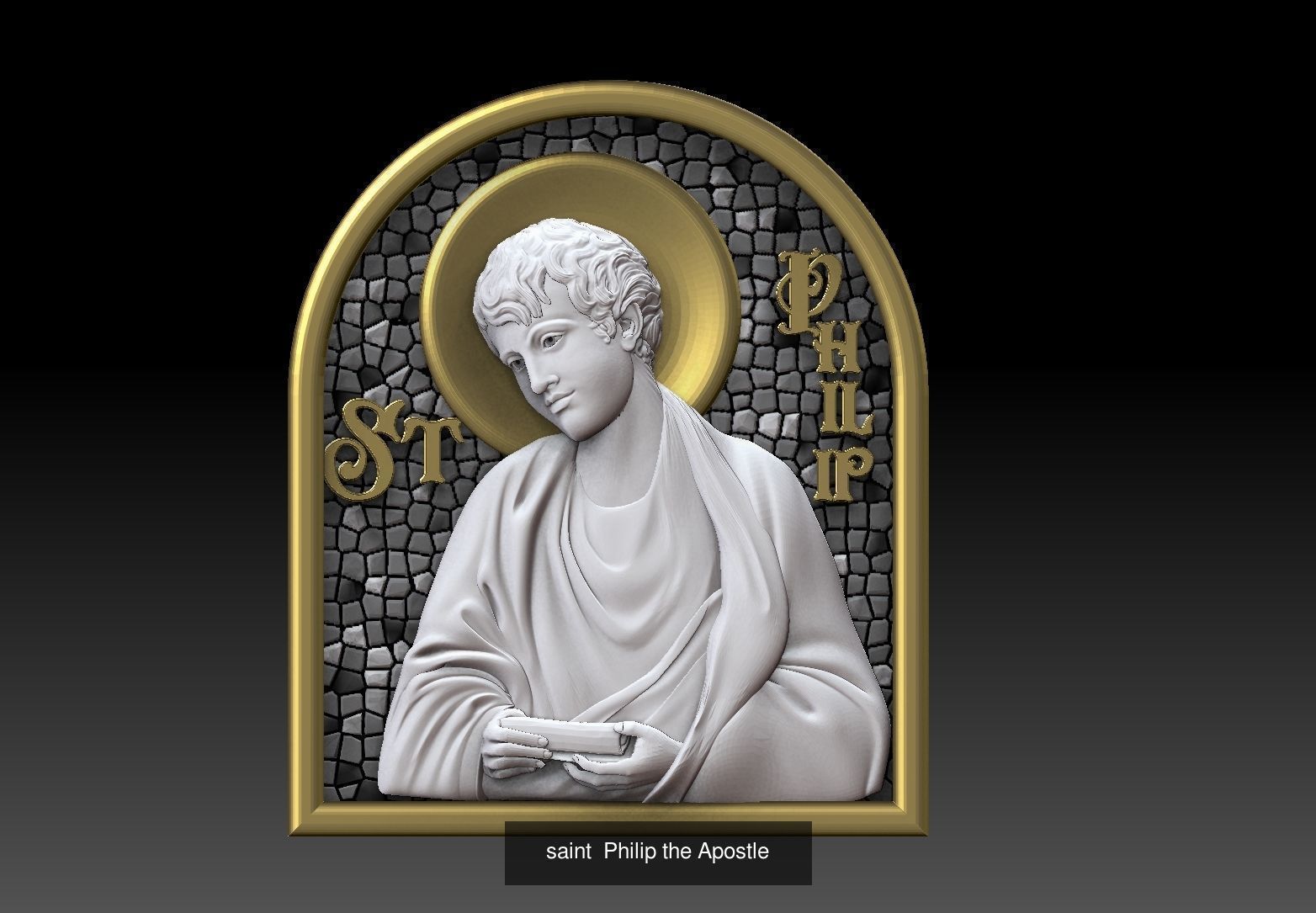 12 Apostle and Jesus 3D Model Collection_13