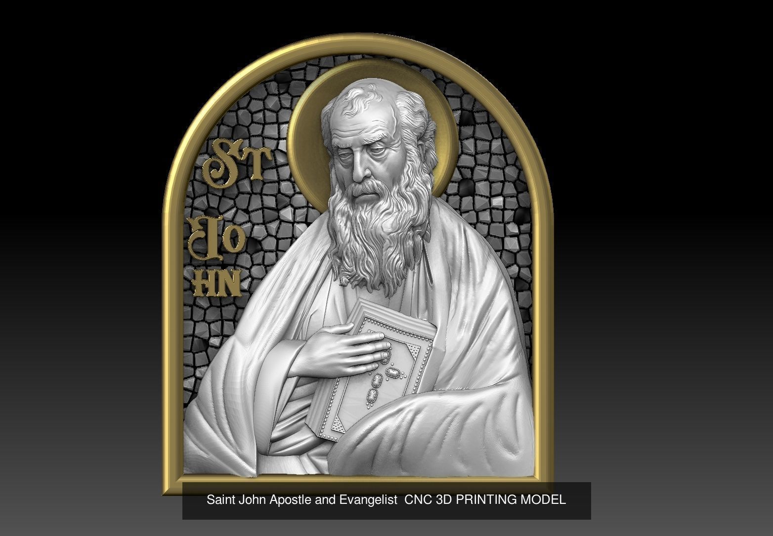 12 Apostle and Jesus 3D Model Collection_3