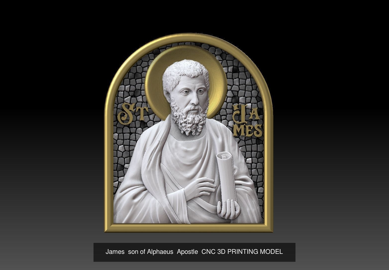 12 Apostle and Jesus 3D Model Collection_11