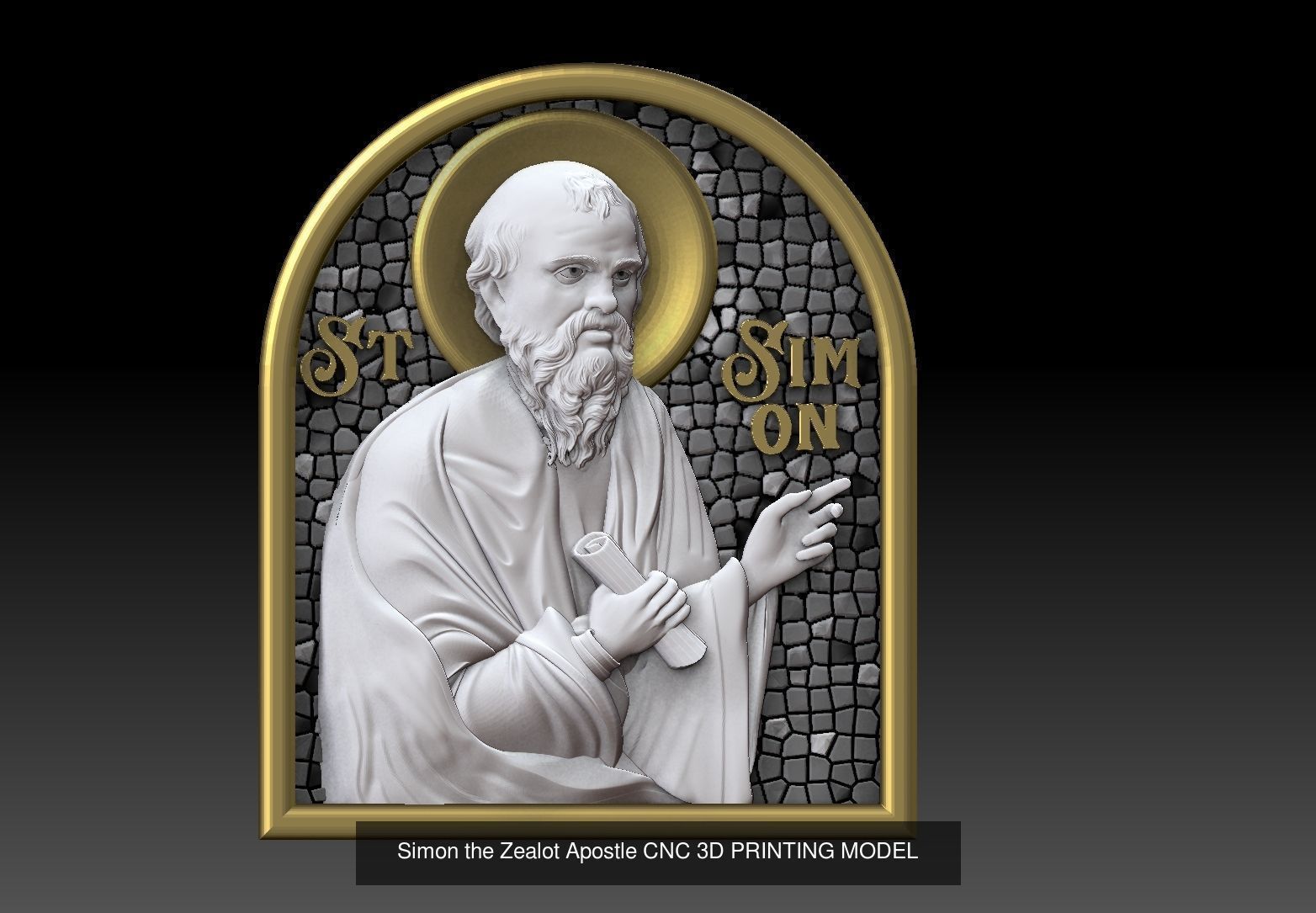 12 Apostle and Jesus 3D Model Collection_10