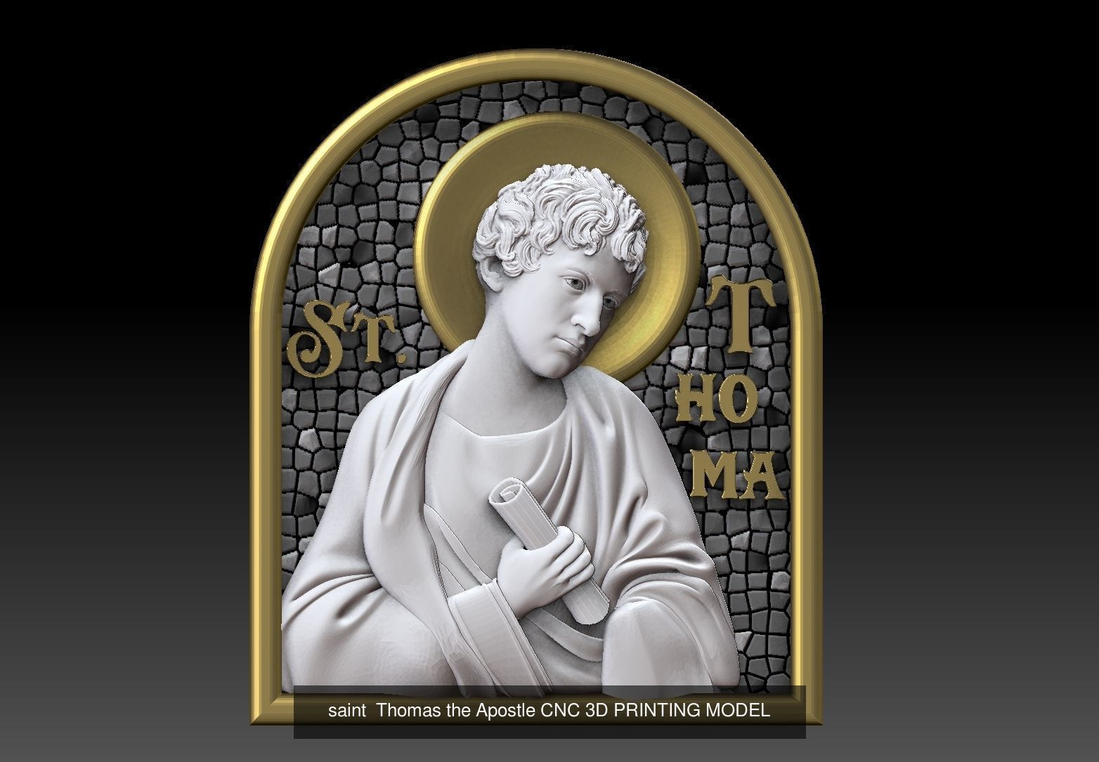 12 Apostle and Jesus 3D Model Collection_12