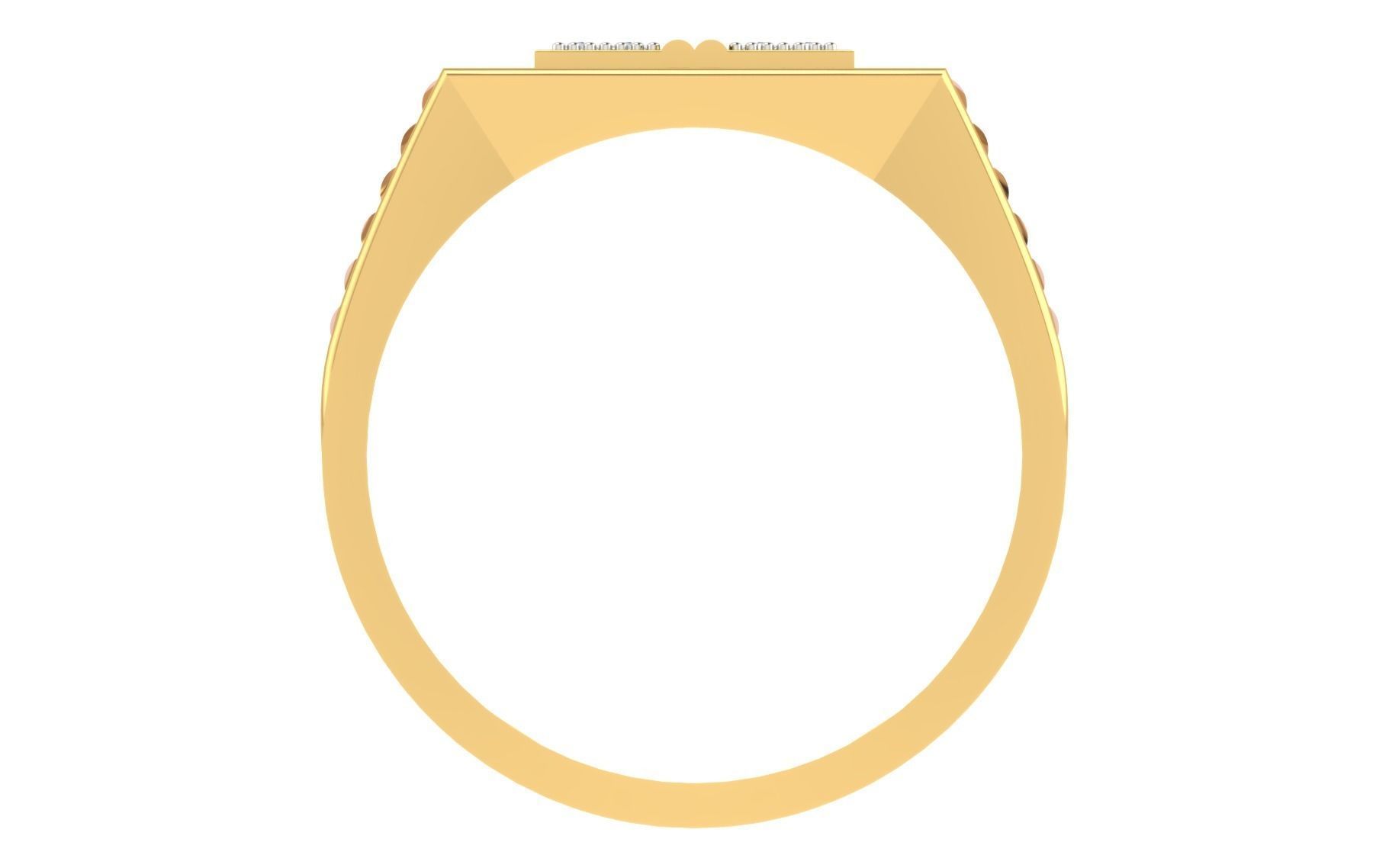 Gents Ring 3D print model_3