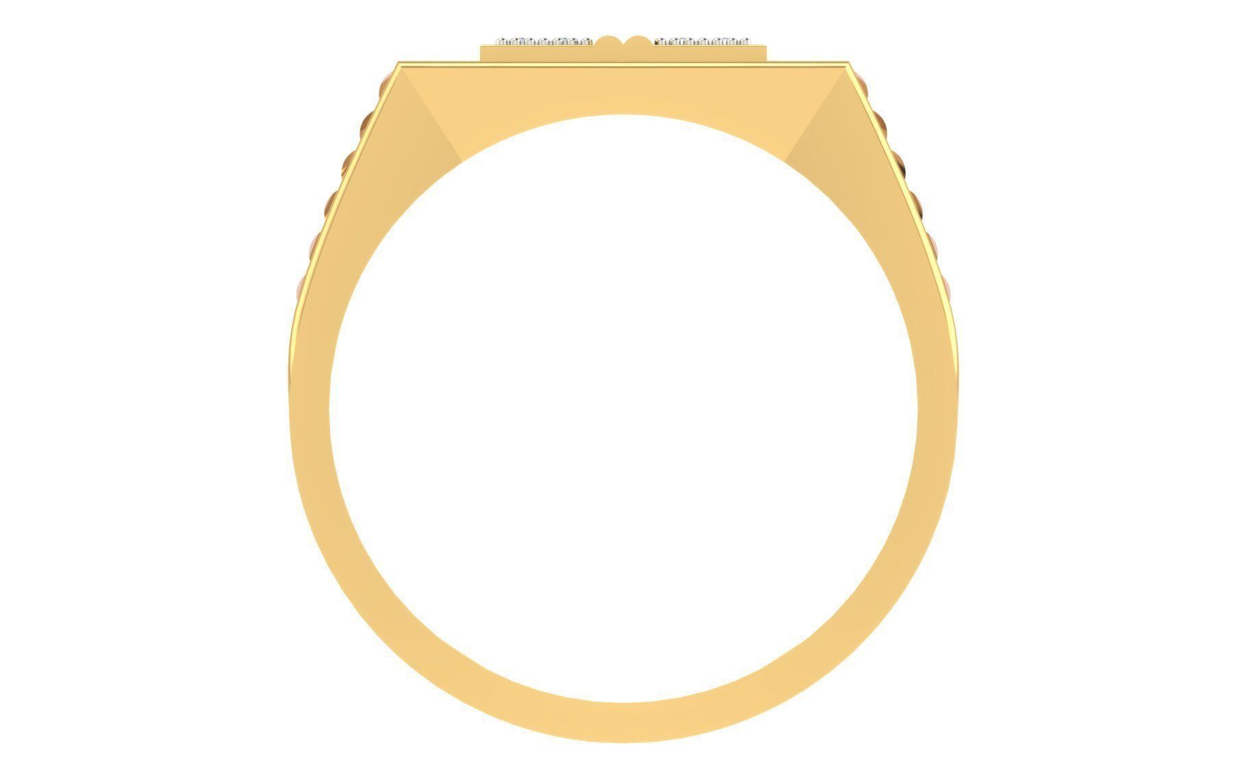 Gents Ring 3D print model_2