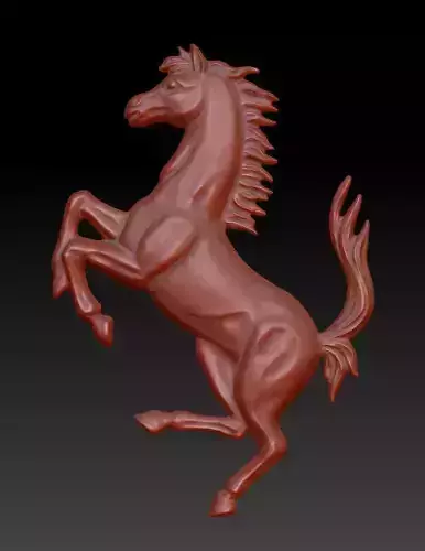 Horse Ferrari 3D print model