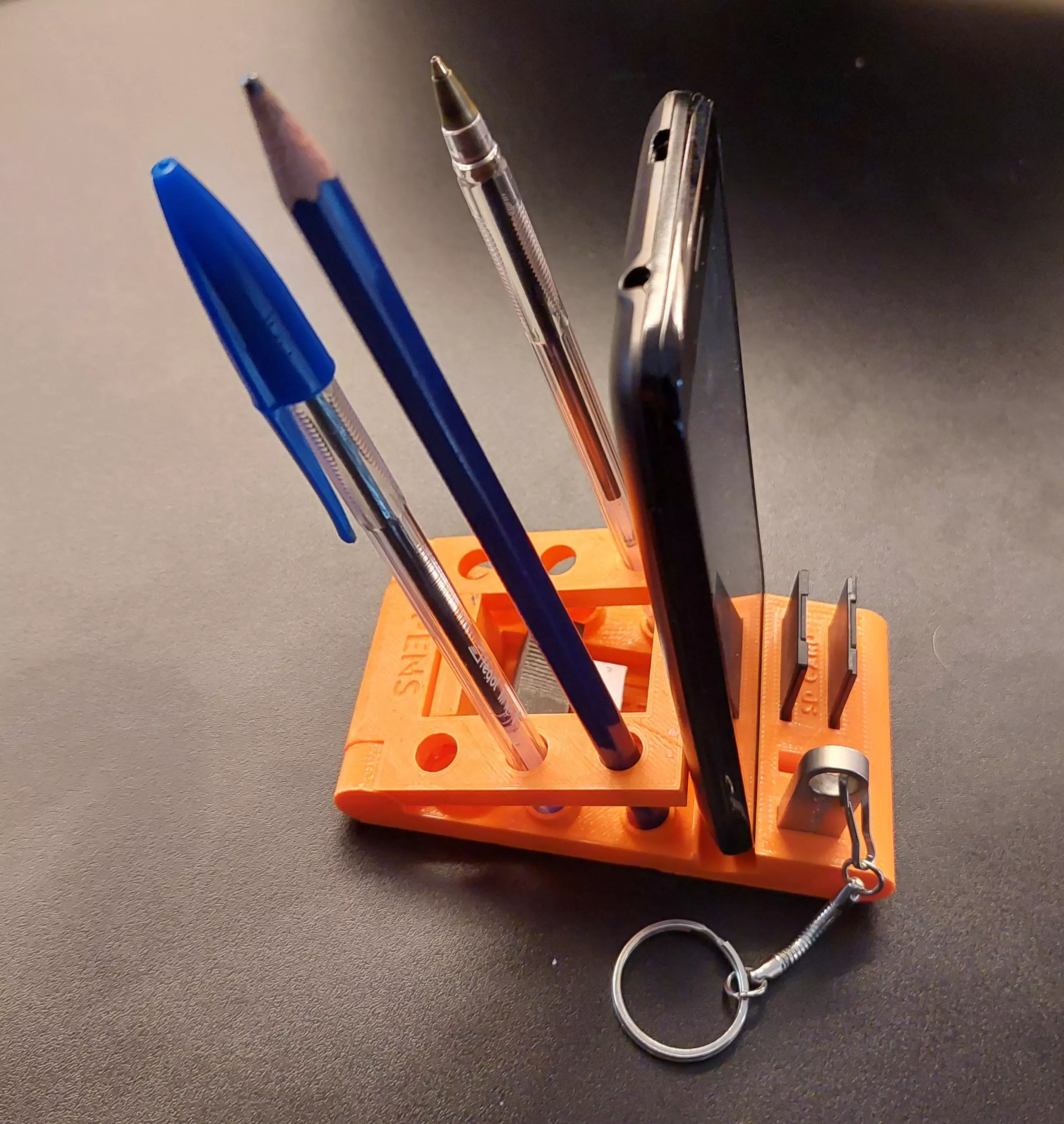 Small portable and foldable Phone and Stationary holder 3D print model