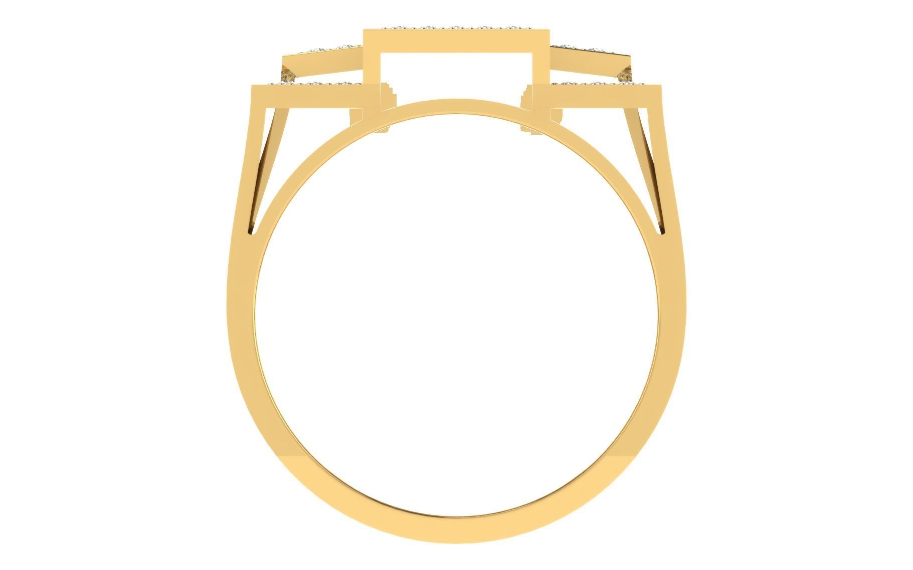 Gents Ring 3D print model_3