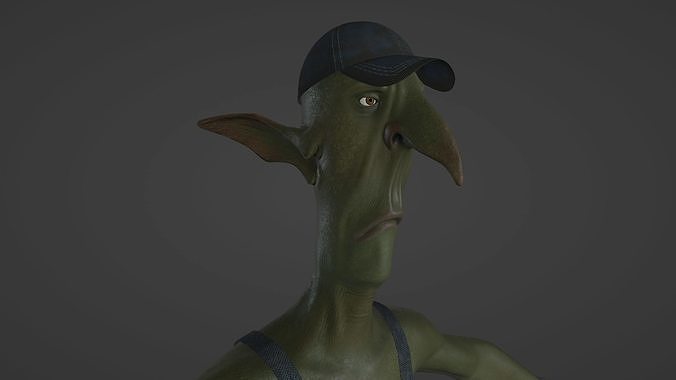 Goblin 3D model humanoid Free 3D model