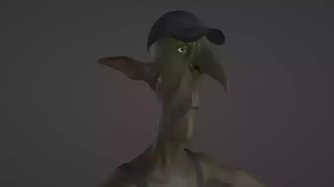 Goblin 3D model humanoid
