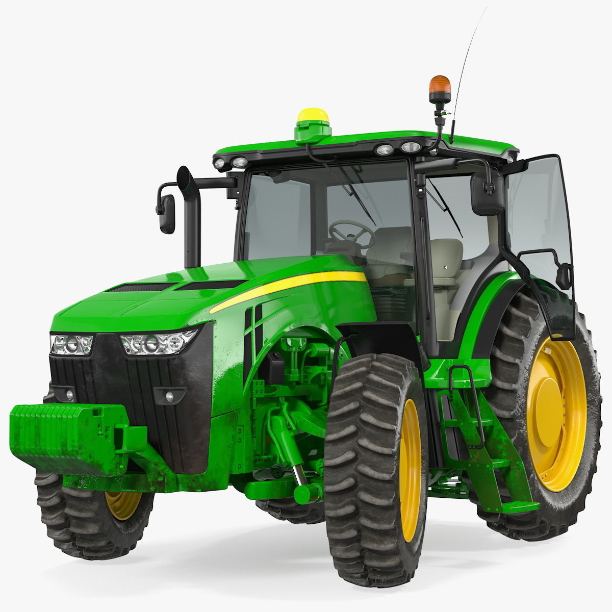 Multi-Controller Tractor Generic Rigged 3D model