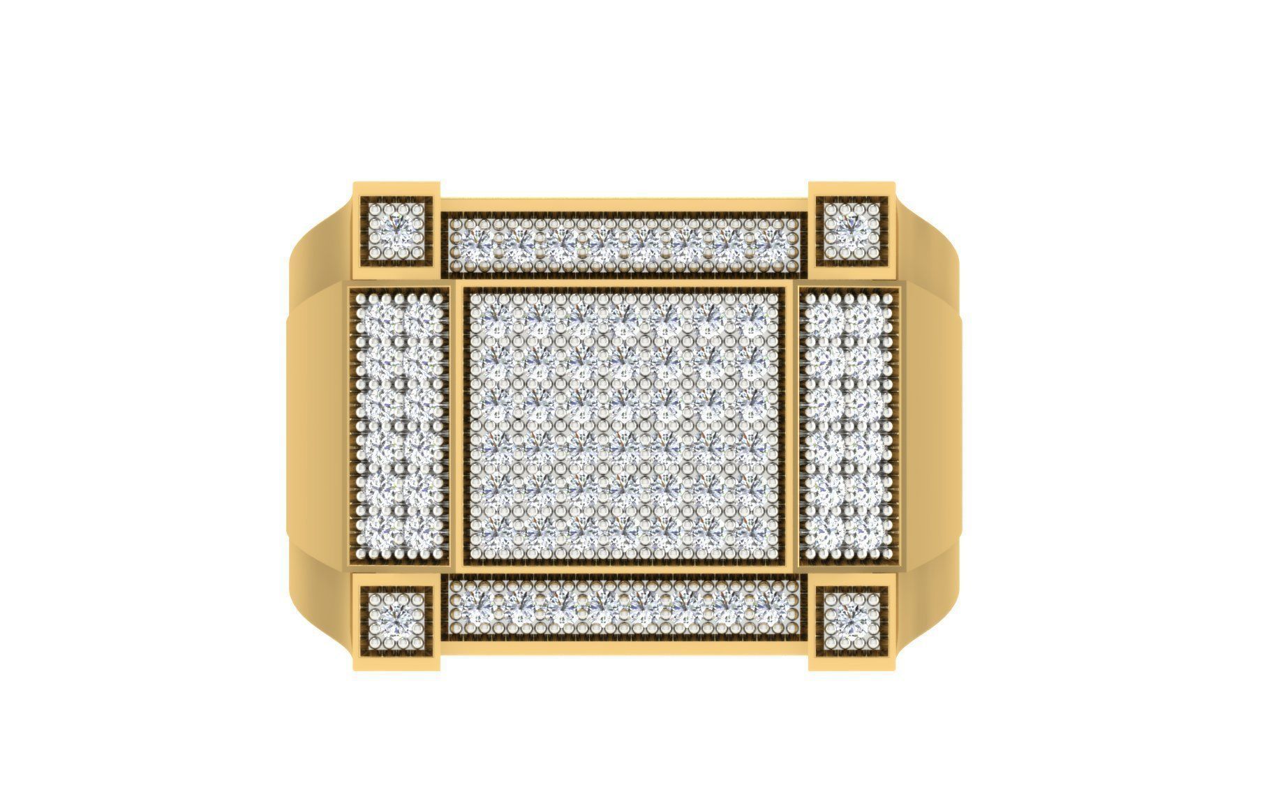 Gents Ring 3D print model_7