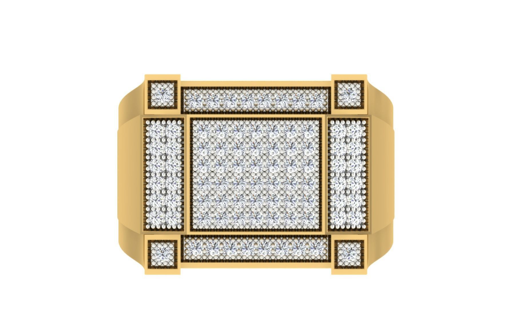 Gents Ring 3D print model_8