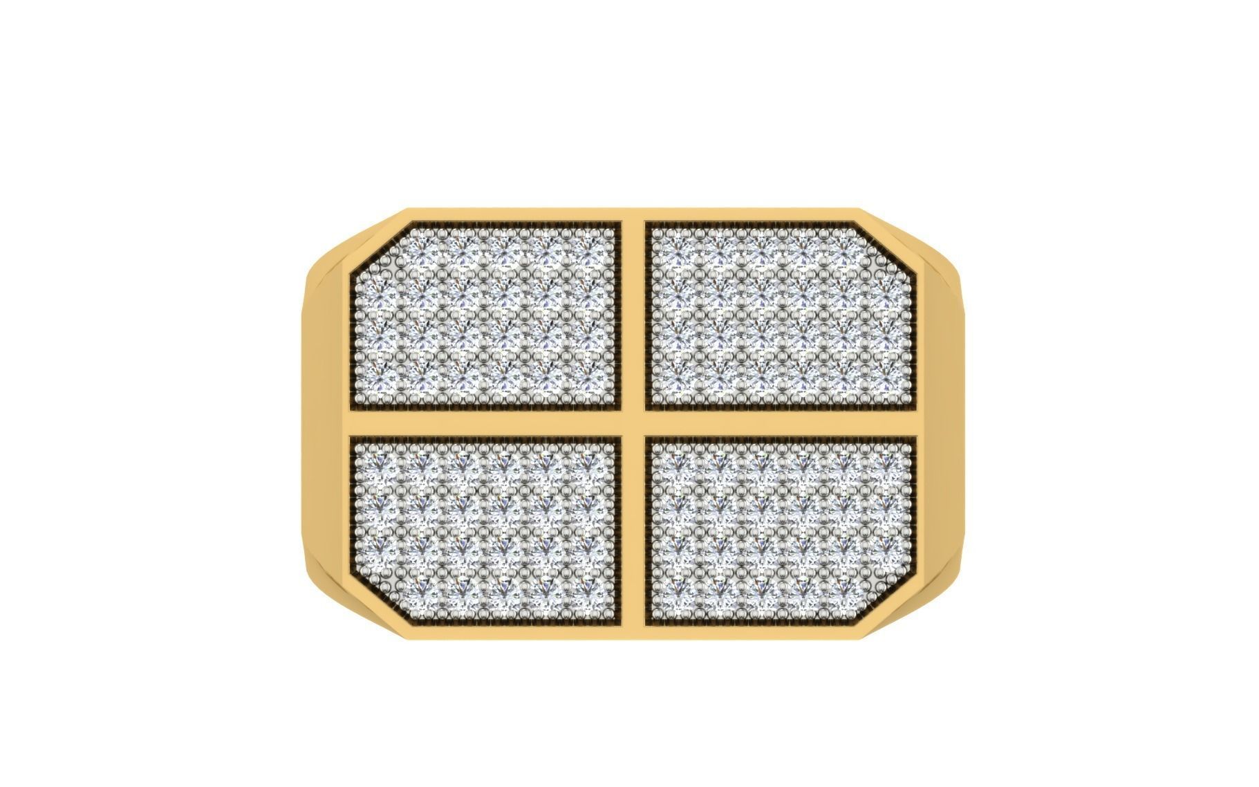 Gents Ring 3D print model_8