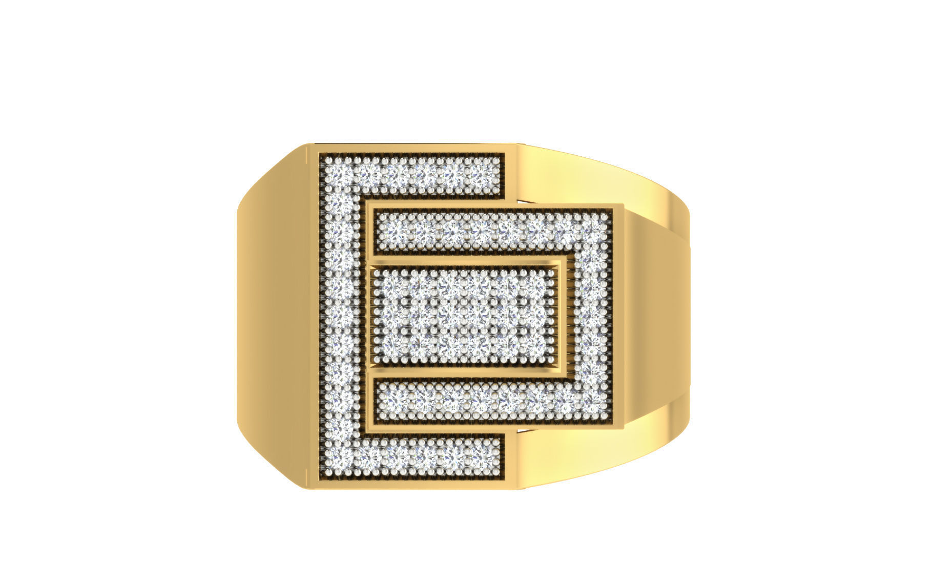 Gents Ring 3D print model_7