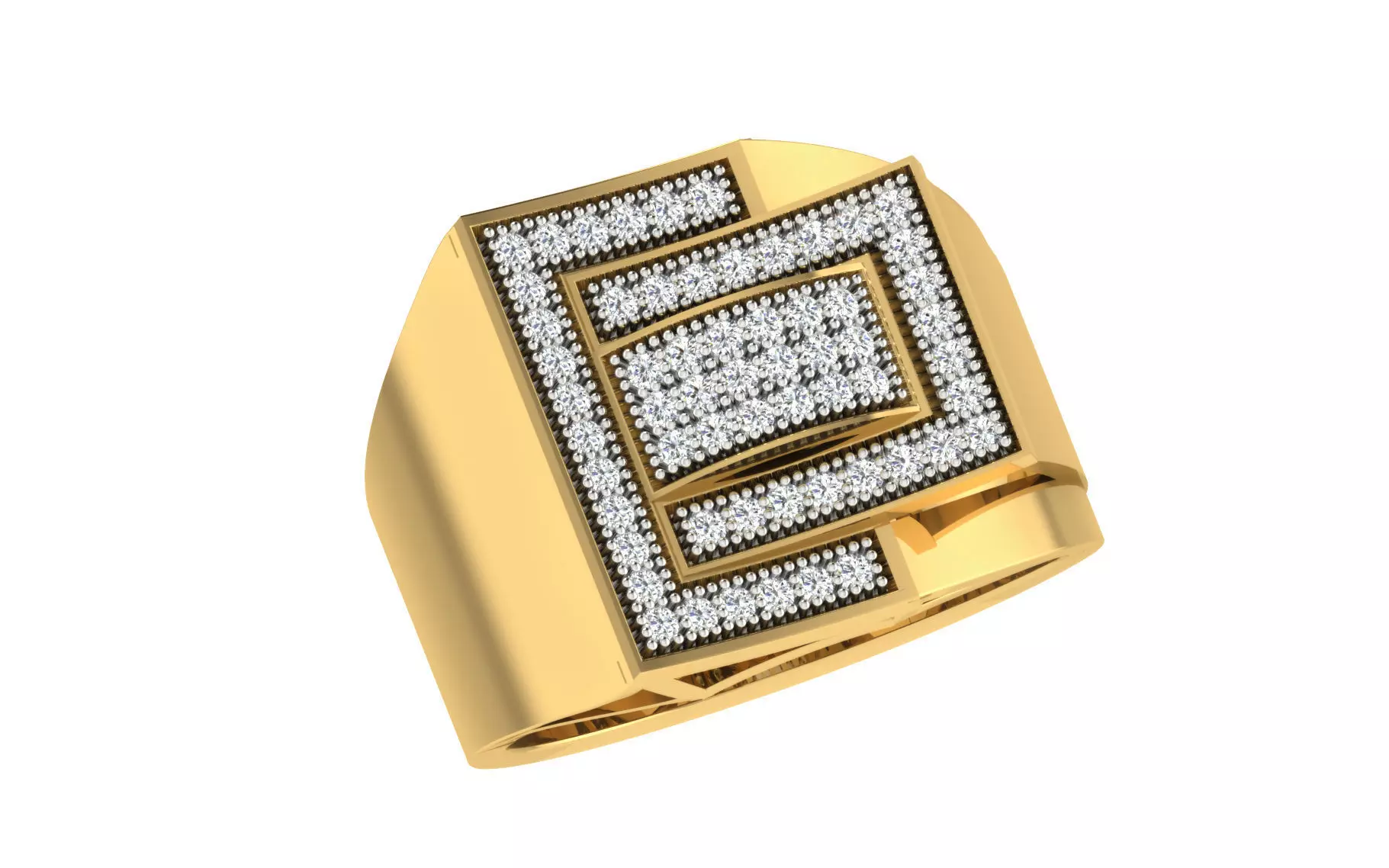 Gents Ring 3D print model_0