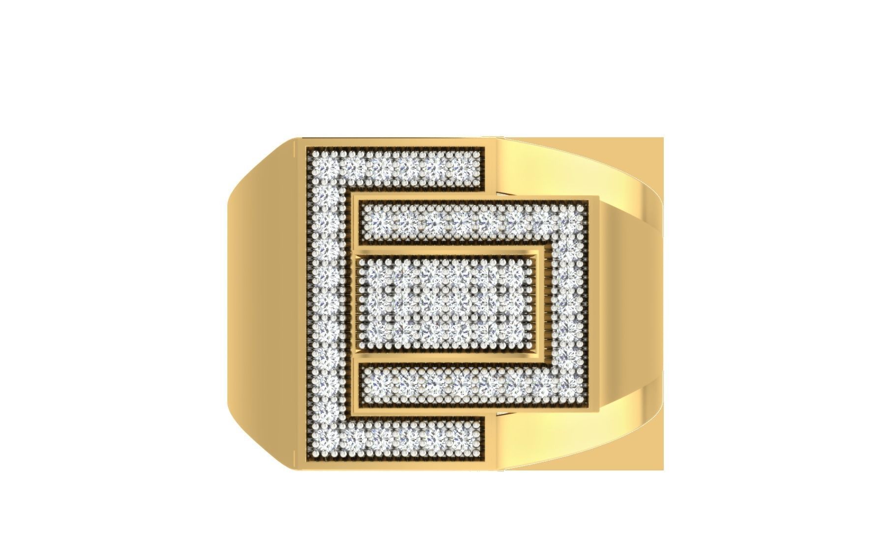 Gents Ring 3D print model_8