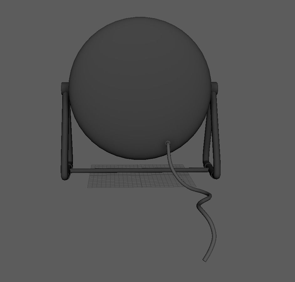 Heater Fan Low-poly 3D model_22