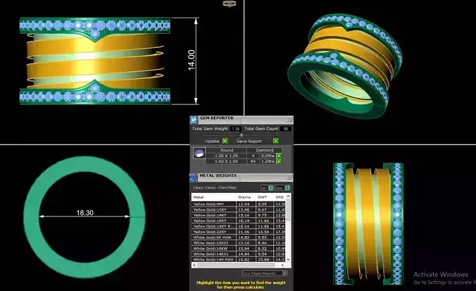 Springs gold rose yelow white